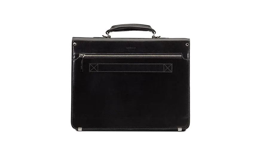 Baron Classic Leather Briefcase