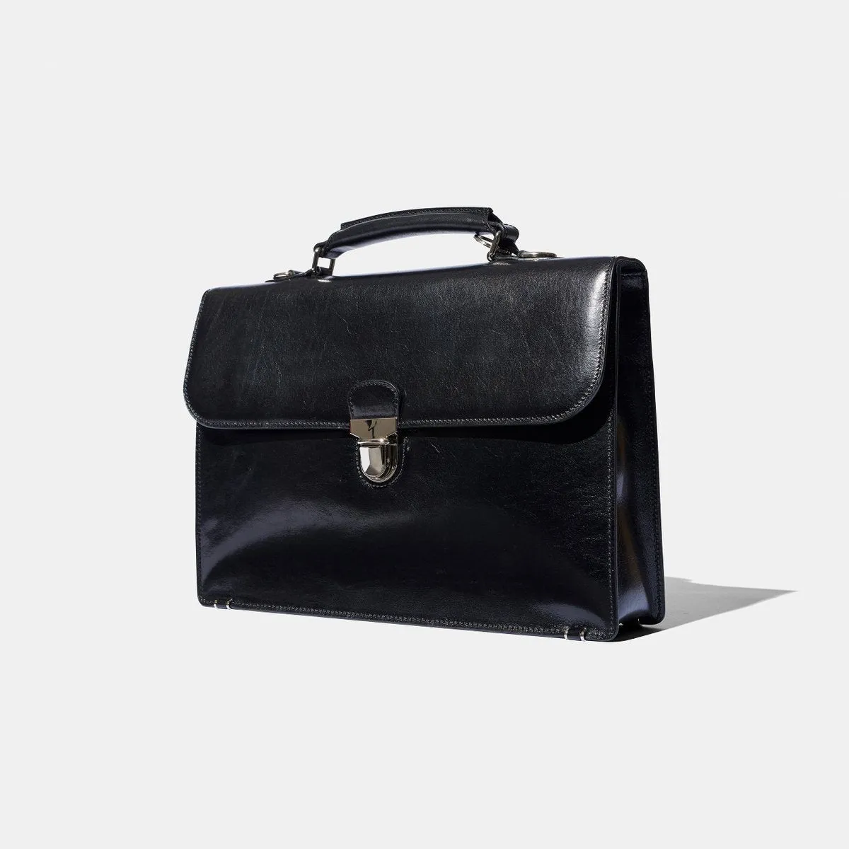 Baron - Small Briefcase COGNAC LEATHER