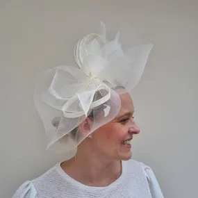 Boardmans Gracie Net Fascinator in Ivory