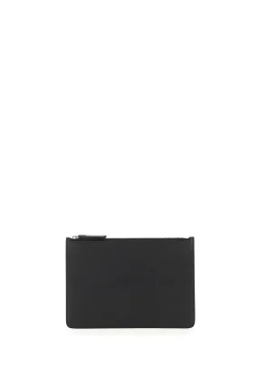 Maison margiela grained leather small pouch