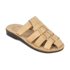 Michael Slide - Leather Pacific Slide Sandal | Yellow Nubuck