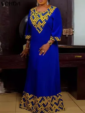 Women gorgeous African long dress  Lead me to destiny